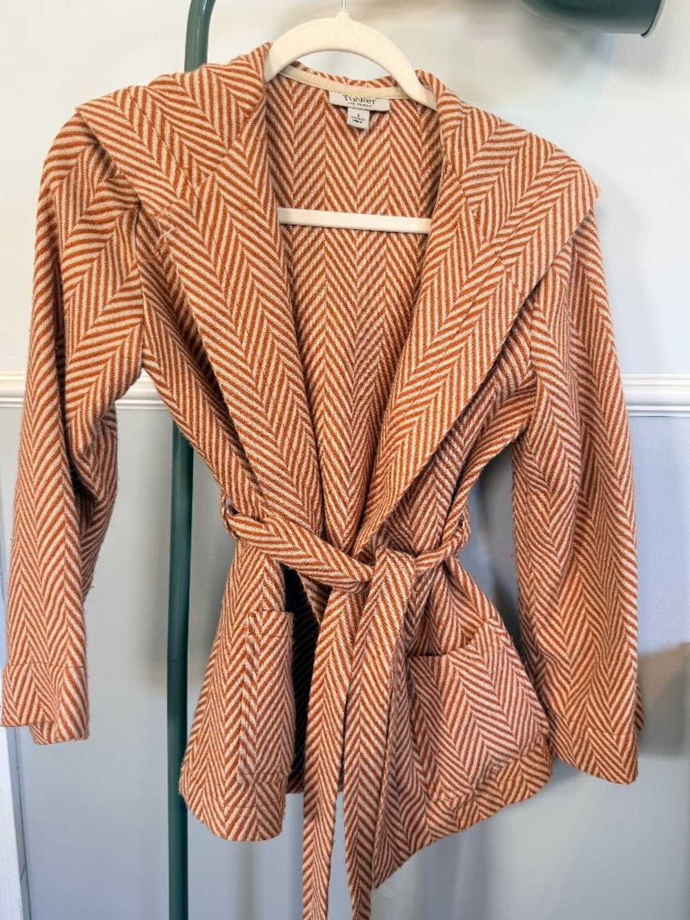 Tucker Chevron Beach Cover Up